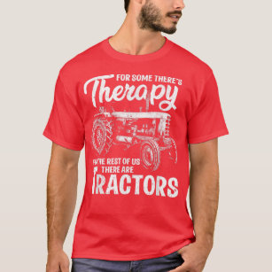 Camiseta Farmer Engraçado Terapia Farmer Ttrator de Fazenda