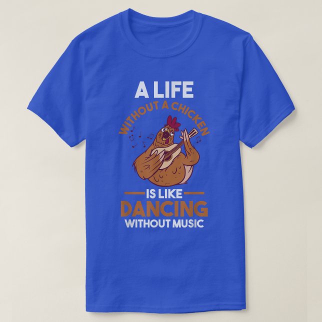 Camiseta Farmer Guitar Chicken (Frente do Design)