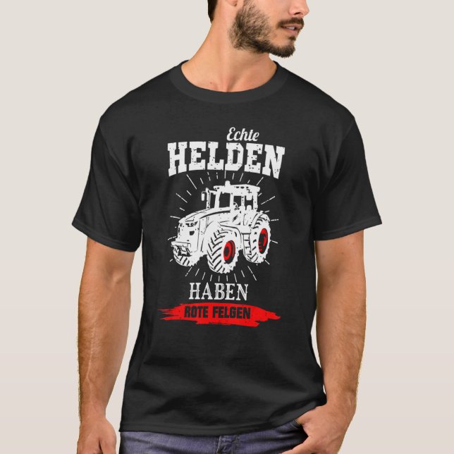 Camiseta Farmer Idea Trator Red Rims Farmer (Frente)