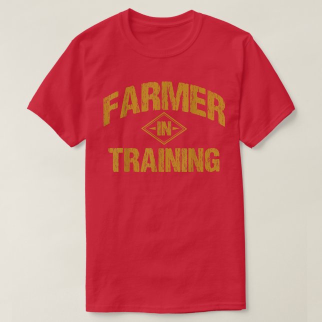 Camiseta Farmer In Training Farm Son Kids  (Frente do Design)
