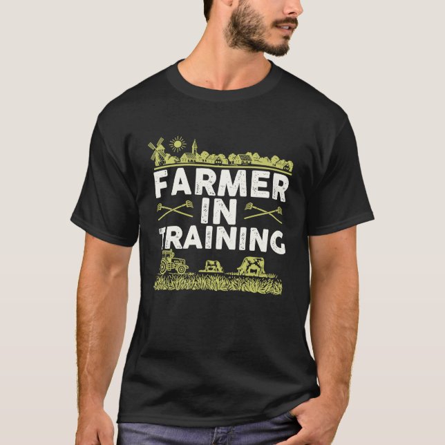 Camiseta Farmer In Training I Agriculture Farming  1 (Frente)