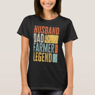 Camiseta Farmer Marido Pai Legendário Fazenda Padre Melhor