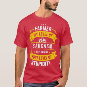 Camiseta Farmer Meu Sarcasmo Depende Da Sua Estupidez Farmi