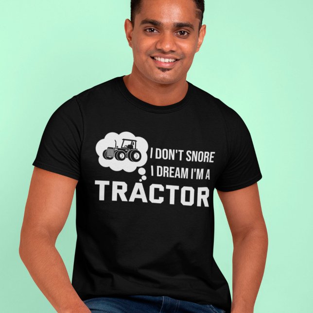 Camiseta Farmer não ronca eu sonho que sou um motorista de  (Criador carregado)