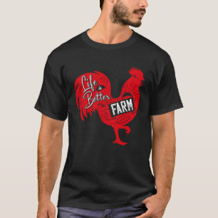 Camiseta Farmer No Galo De Fazendas