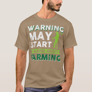 Camiseta Farmer Patriótico Comida Local Começa A Falar Sobr