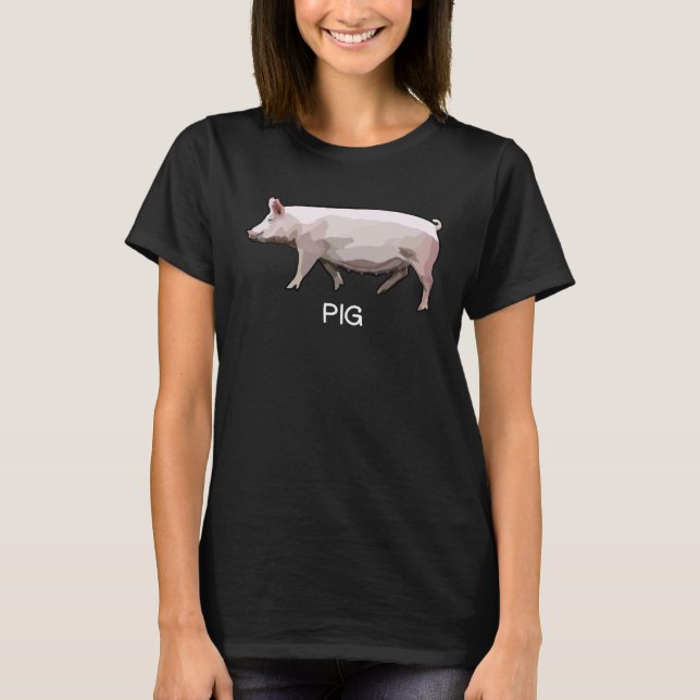 Camiseta Farmer Pig Farm Animal (Frente)