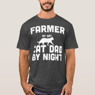 Camiseta Farmer Por Pai De Gato Por Noite