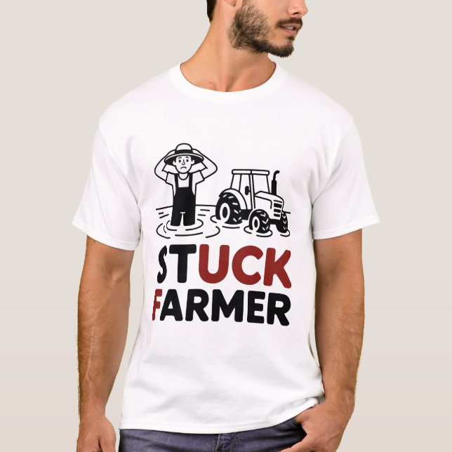 Camiseta Farmer Preso Reino Unido Agricultura Sarcástica Fa (Frente)