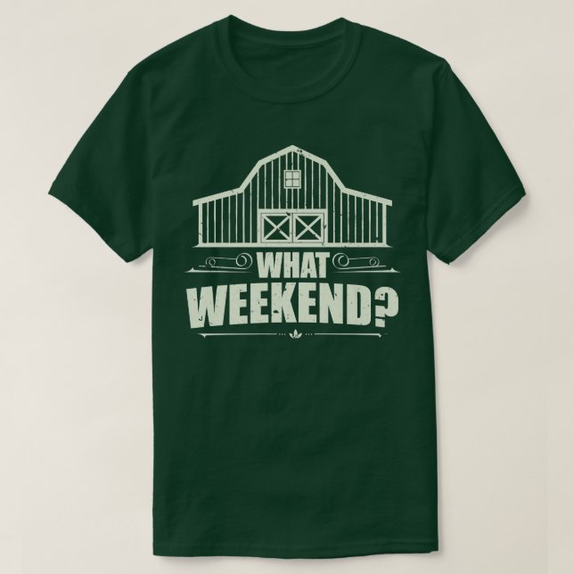 Camiseta Farmer Qual Fim de Semana (Frente do Design)