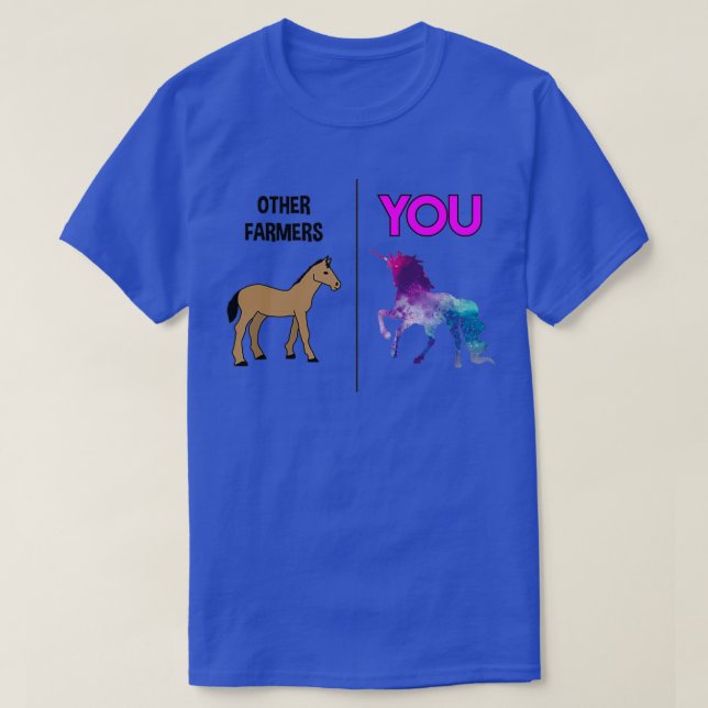 Camiseta Farmer Unicorn  (Frente do Design)