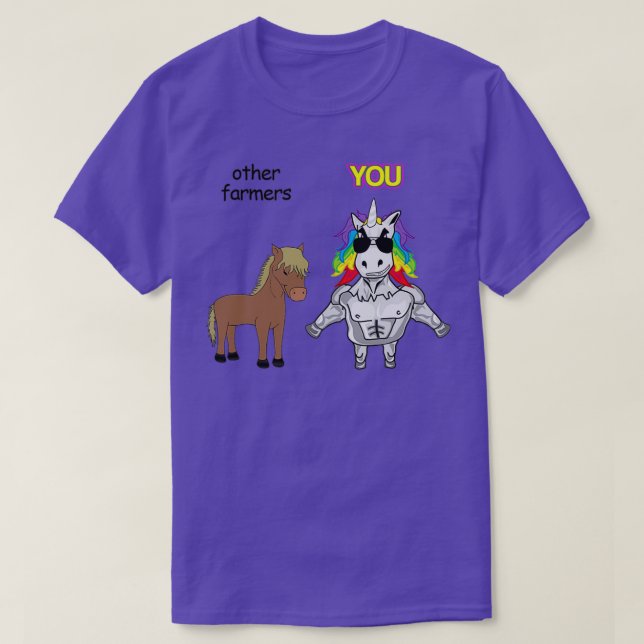 Camiseta Farmer Unicorn 1 (Frente do Design)