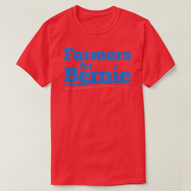 Camiseta Farmers for Bernie 2020  (Frente do Design)