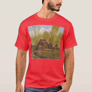 Camiseta Farmhouse Entre Árvores Vincent Van Gogh Vintage R
