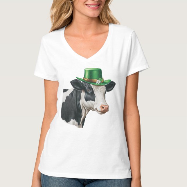 Camiseta Farmhouse Irlandês | Dia de São Patrício T-Shirt (Frente)