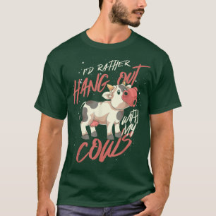 Camiseta Farming Animal Lover Farm Animal Funny Farmer Cow