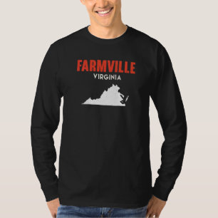 Camiseta Farmville Virgínia EUA Estado América Viagem Virge