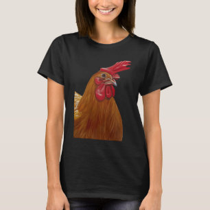 Camiseta Farmyard Hen Chicken Lady Hen Cortou