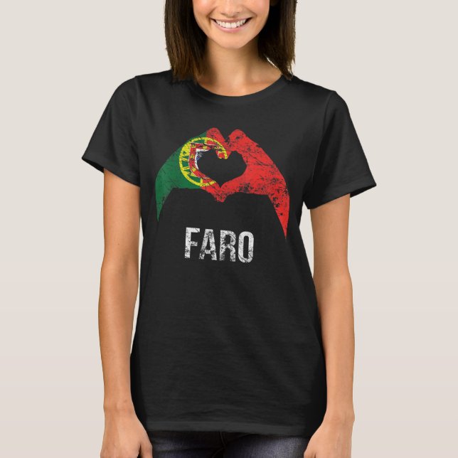 Camiseta Faro Cidade Portuguesa Vintage (Frente)