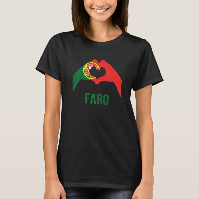Camiseta Faro Portugal Bandeira (Frente)