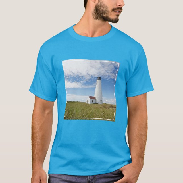 Camiseta Faróis | Farol de Massachusetts (Frente)