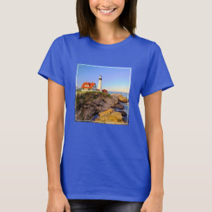 Camiseta Faróis   Farol Rockport Maine