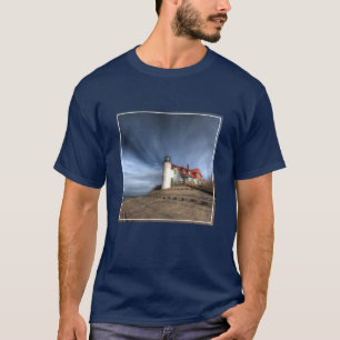 Camiseta Faróis   Ponto Betsie Lake Michigan
