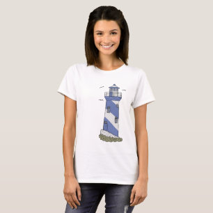 Camiseta farol azul