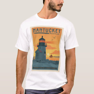 Camiseta Farol Brant Point   Mães Nantucket