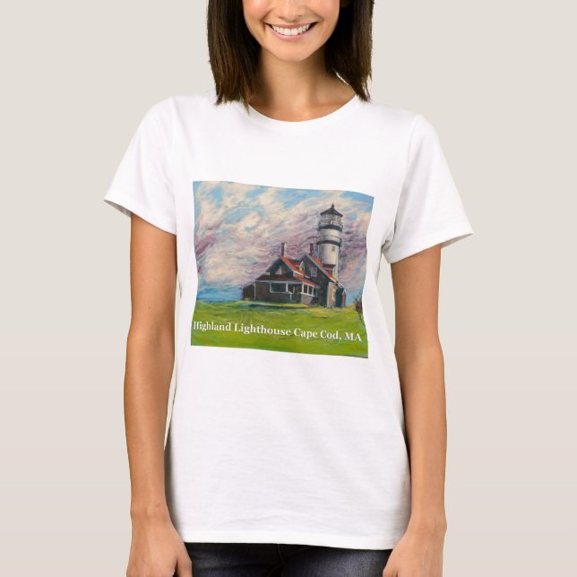 Camiseta Farol Cape Cod das montanhas, MÃES (Frente)