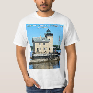 Camiseta Farol da angra de Rondout, t-shirt de New York