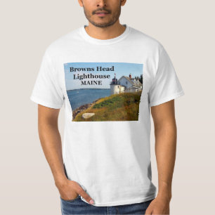 Camiseta Farol da Cabeça de Browse, Camisa-T Maine