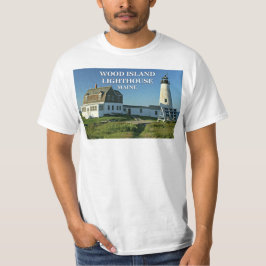 Camiseta Farol da Ilha da Madeira, Maine T-Shirt