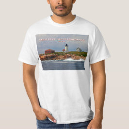 Camiseta Farol da Ilha do Pato excelente, Camisa-T Maine