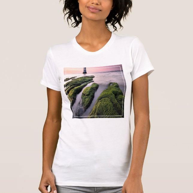 Camiseta Farol da rocha da vara (Frente)