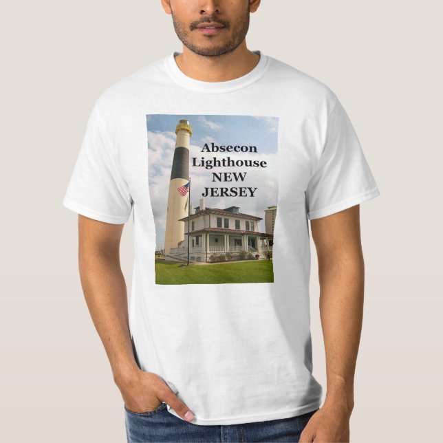 Camiseta Farol de Absecon, t-shirt de New-jersey (Frente)