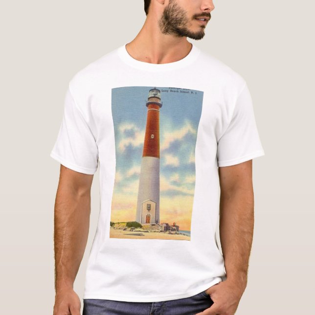 CAMISETA FAROL DE BARNEGAT, NEW-JERSEY (Frente)