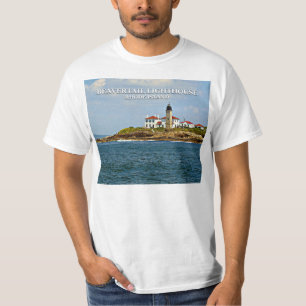 Camiseta Farol de Beavertail, Rhode - t-shirt da ilha