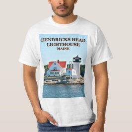 Camiseta Farol de Cabeça de Hendricks, Maine T-Shirt