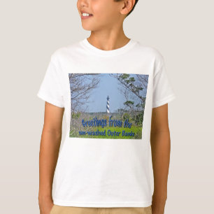 Camiseta Farol de Cabo Hatteras da Série Wetlands