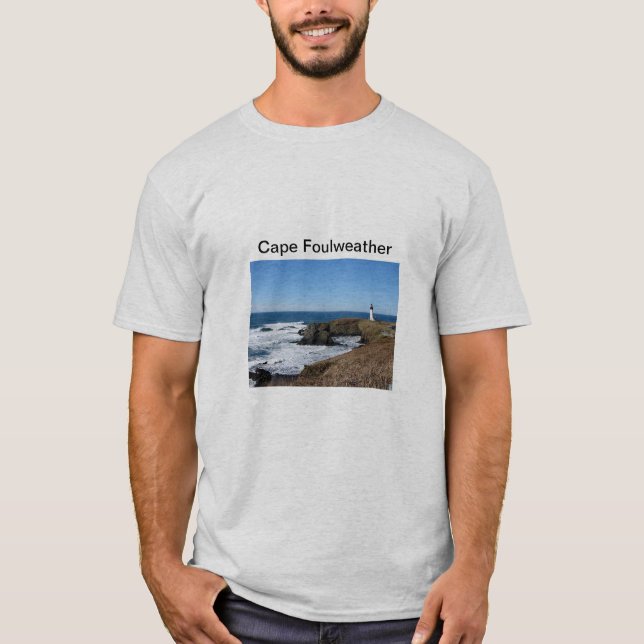 Camiseta Farol de Cape Foulweather (Frente)