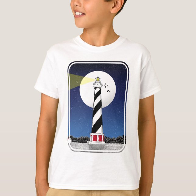 Camiseta Farol de Cape Hatteras (Frente)