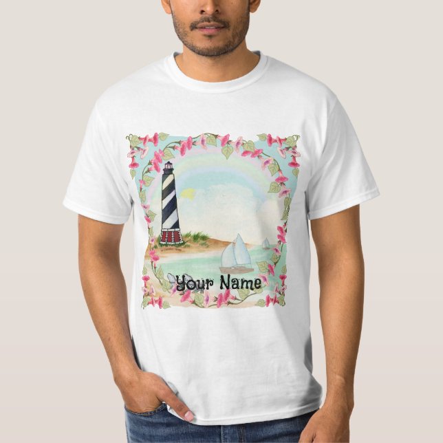 Camiseta Farol de Cape Hatteras (Frente)