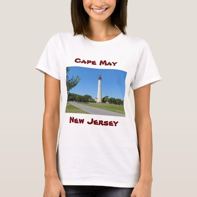 Camiseta Farol de Cape May (Frente)