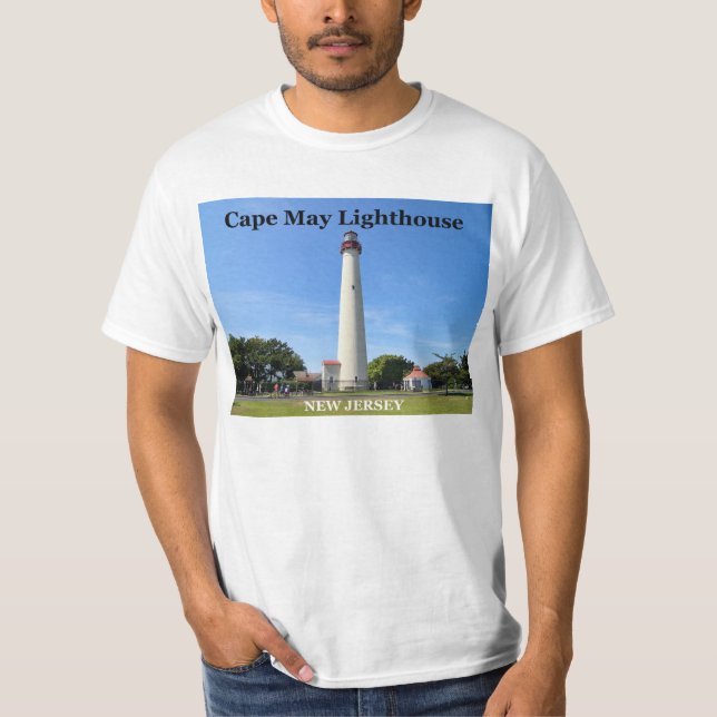Camiseta Farol de Cape May, t-shirt de New-jersey (Frente)