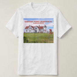 Camiseta Farol de East Point, Massachusetts T-Shirt