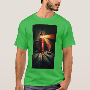 Camiseta farol de farol de diafragma