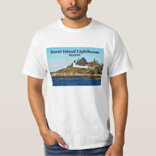 Camiseta Farol de Ilha Queimada, Camisa-T Maine