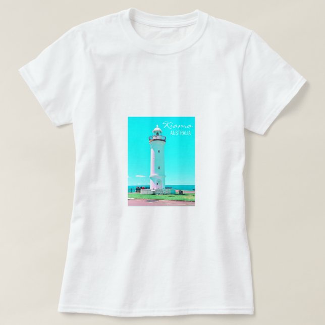 Camiseta Farol de Kiama NSW Austrália (Frente do Design)