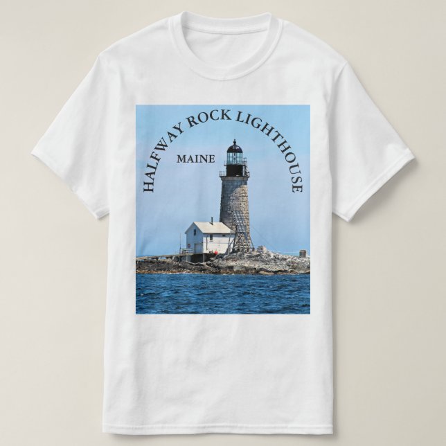 Camiseta Farol de Maine T-Shirt (Frente do Design)